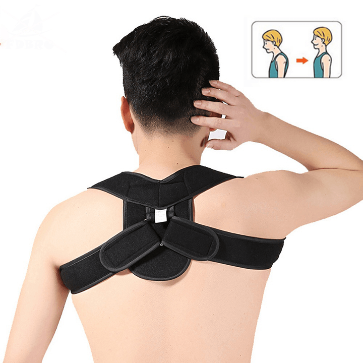 Shoulder Support Belt Adult Child Brace Orthopedic Adjustable Shoulder Posture Corrector - MRSLM