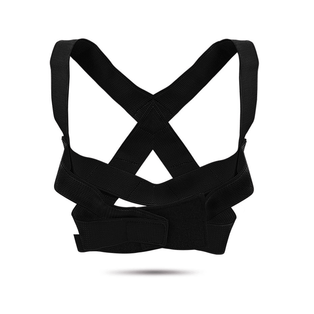 KALOAD Back Support Adjustable Posture Corrector Back Orthosis Health Relieve Back Pain Fixer Tape - MRSLM