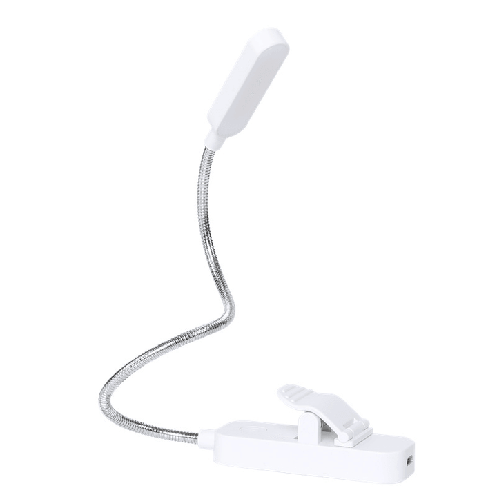 YJD-5331 USB 12LED/8LED Reading Light Three Color Temperature Gradual Dimming Book Clip Light - MRSLM