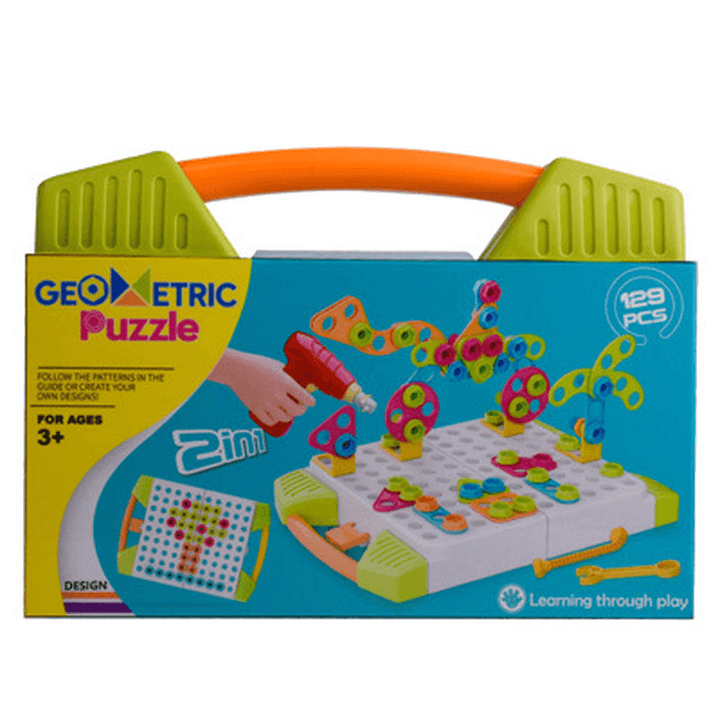 Screw Puzzle Boy Girl Assembling Toolbox Toy - MRSLM