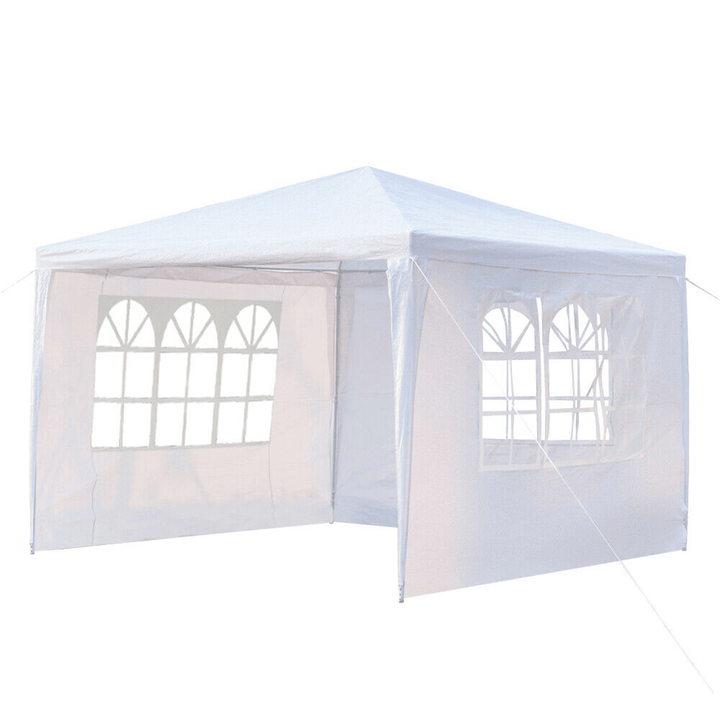 3X4M 3 Side Wall Gazebo Tent Cover Waterproof Marquee Party Wedding Sunshade Shelter Camping Tent with Window - MRSLM