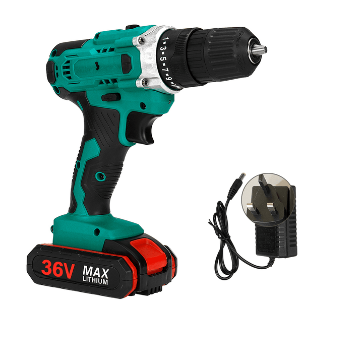 3 in 1 Multifunctional Cordless Drill Driver Wrench 3/8-Inch Chuck Cordless Impact Drill Driver W/ None/1/2 Battery - MRSLM