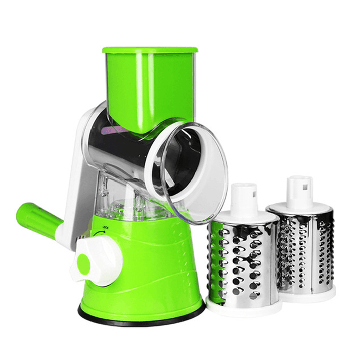 3 in 1 Vegetable Slicer Manual Kitchen Accessories Vegetable Chopper round Grater Cutter Potato Spiralizer Home Gadget Tool - MRSLM