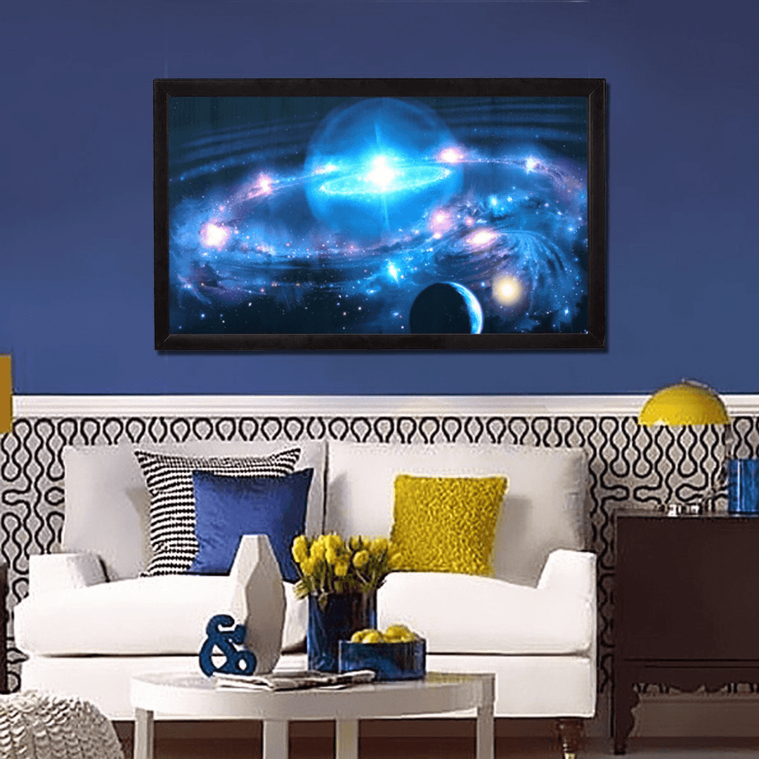 43*24 Inch Andromeda Galaxy Stars Universe Space Silk Poster Art Wall Home Decor Paints - MRSLM