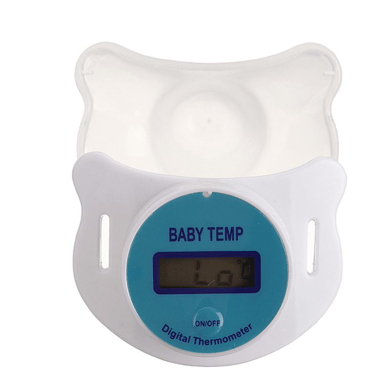 Vvcare KFT-21 LCD Baby Infant Nipple Pacifier Mouth Thermometer Portable Baby Celsius Thermometer Soother Soft Baby Kids Health Fever Care - MRSLM