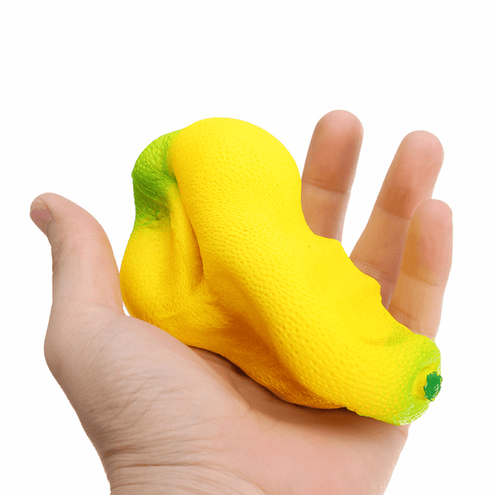 Squishy Yellow Lemon 12Cm Big Soft Slow Rising Fruit Collection Gift Decor Toy - MRSLM