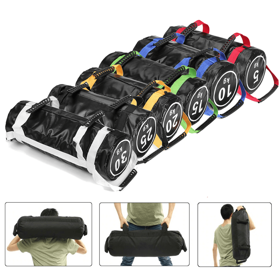 5/15/20/25/30 Kg Filled Weight Sand Power Bag Strength Training Body Building Fitness Boxing Exercise Sandbag - MRSLM