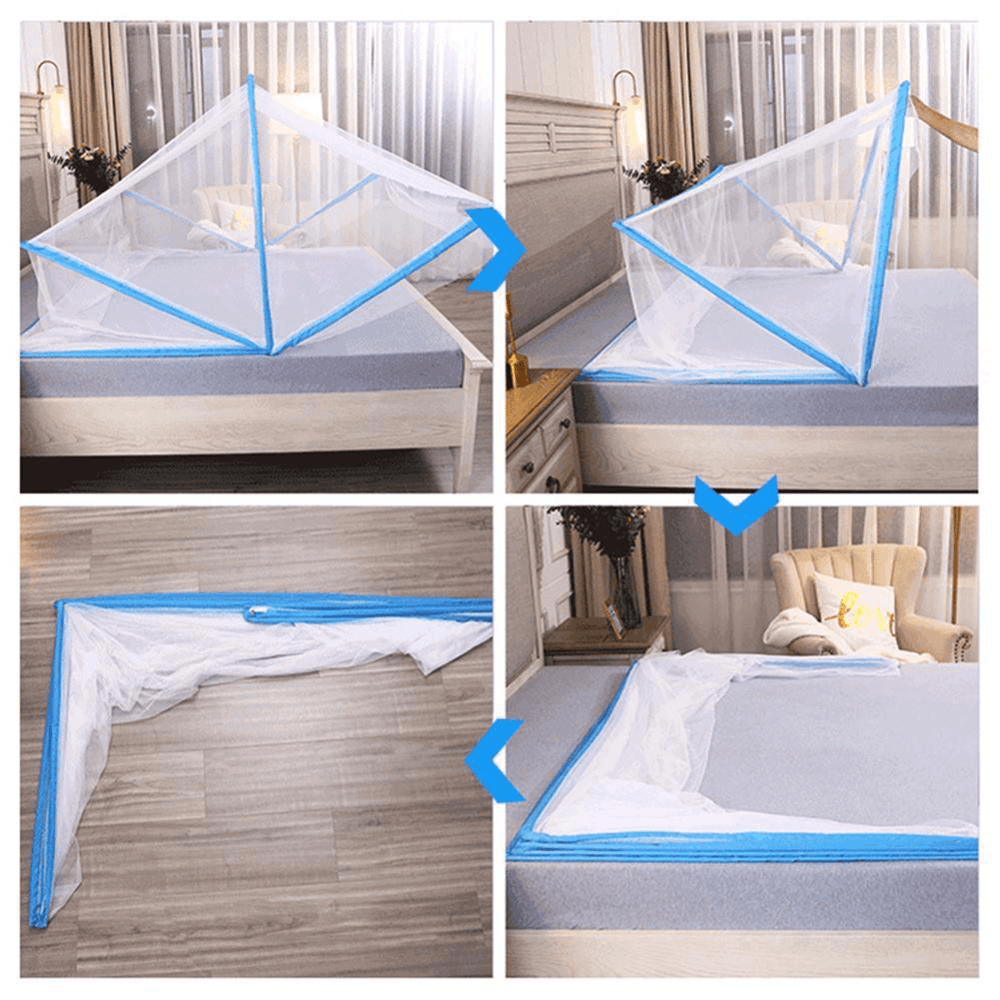 Ipree® Camping Mosquito Net Student Portable Folding Mosquito Tent Installation-Free Insect Shelter for Indoor Outdoor anti Mosquito and Flies - MRSLM