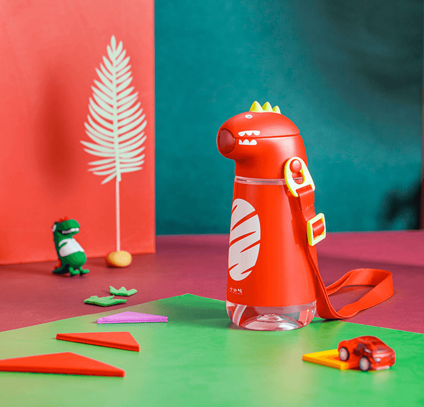 Dinosaur Cup Kindergarten with Straws - MRSLM