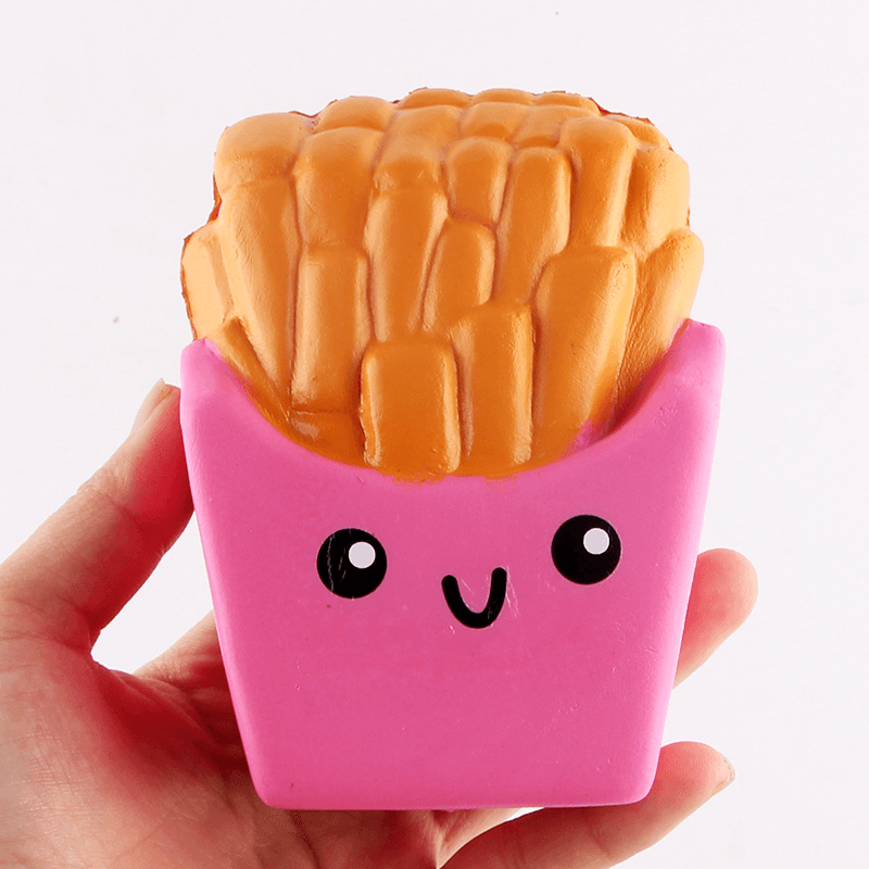 Sanqi Elan Squishy French Fries Chips Licensed Slow Rising with Packaging Collection Gift Decor Toy - MRSLM