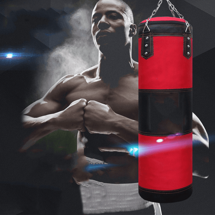 Three Layers Sparring High Quality Boxing Sandbags PU High Elasticity Sponge Thickened Iron Chain Boxing Sandbags for Home Fitness - MRSLM