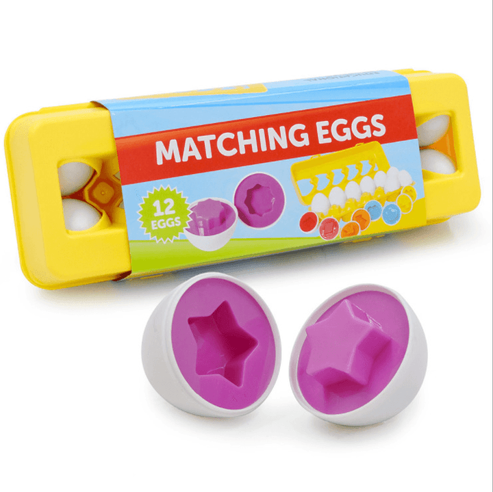 Smart Matching Egg Box Color Shape Matching Smart Matching Egg Intelligence Toy - MRSLM