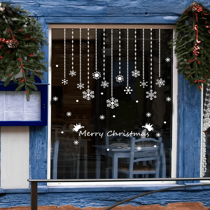 Miico DLX0748 Christmas Sticker Window Snowflake Wall Stickers for Christmas Decoration - MRSLM