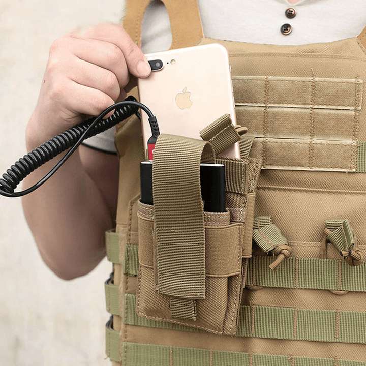 Three Soldiers ZB85 Molle Tactical Bag Multi-Pocket Waist Bag Wallets for Camping Hunting Phone Storage Bag - MRSLM