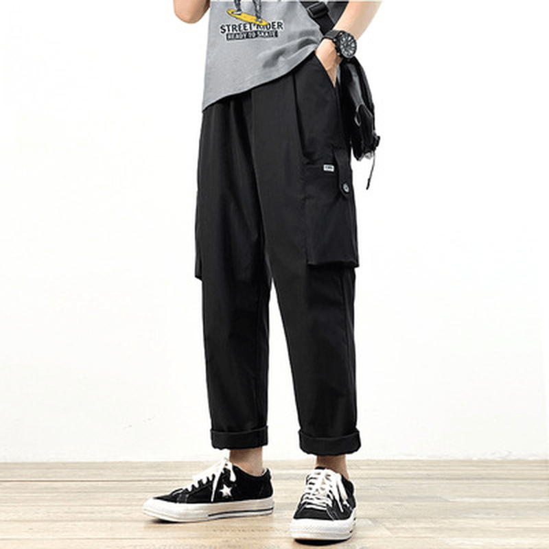 Men'S Loose Casual Thin Straight Leg Pants - MRSLM