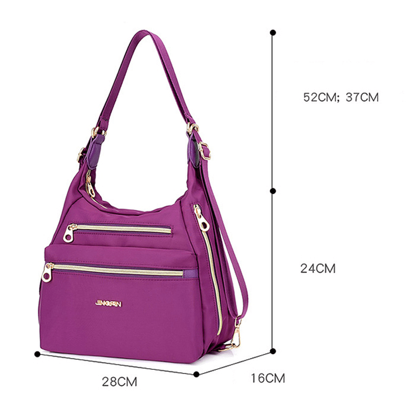 Women Multifunctional Fashion Backpack Shoulder Bag Handbag - MRSLM
