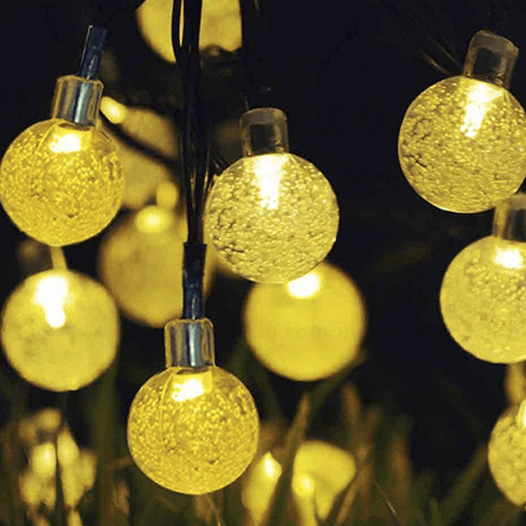 IP65 Waterproof Christmas Light Solar Lamp String Outdoor Lawn Garden Landscape Christmas Decorative Lights - MRSLM