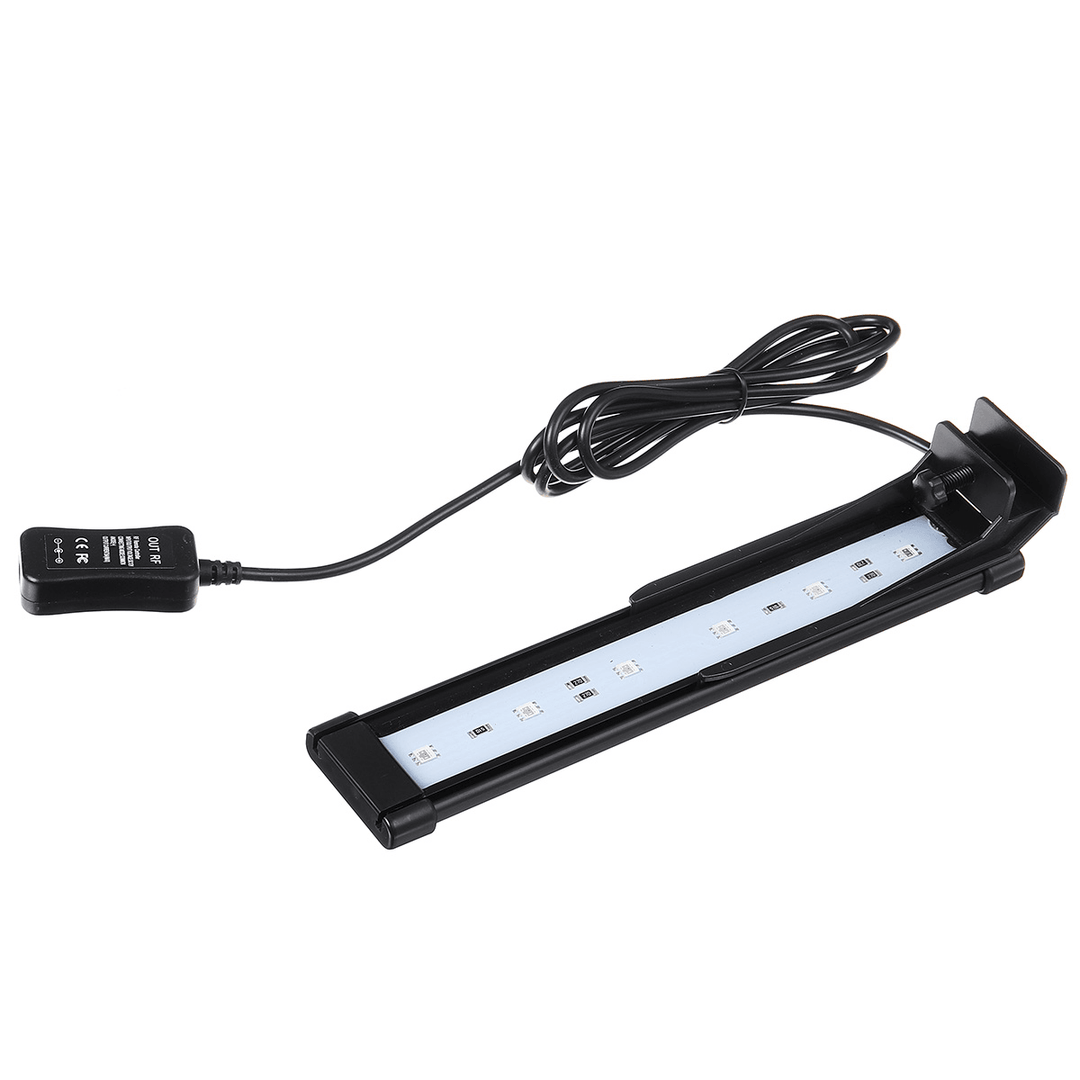 22CM Aquarium Cover Lighting Color Change Remote Control Dimmable RGBW LED Light Suitable for Aquarium/Fish Tank - MRSLM