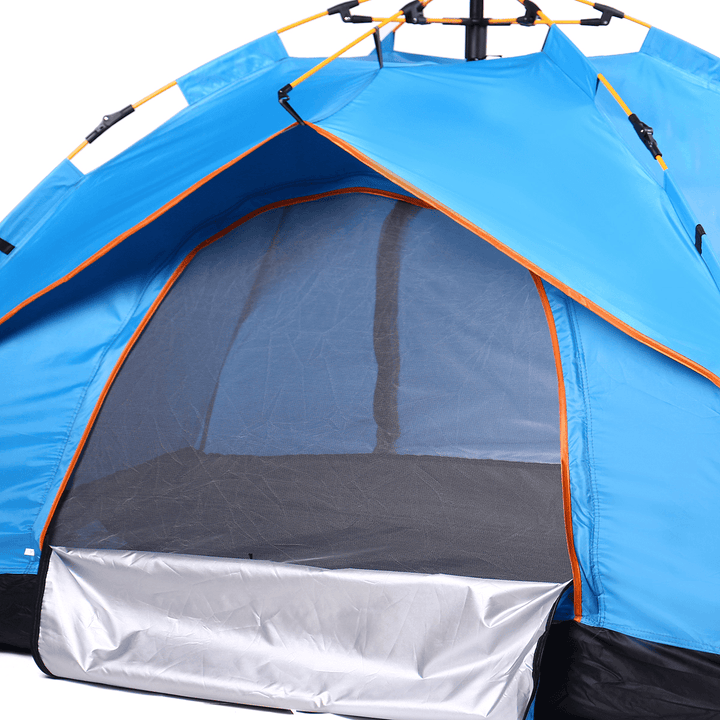 3-4 People Fully Automatic Camping Tent Water Resistant Folding Outdoors Hiking Travel - MRSLM