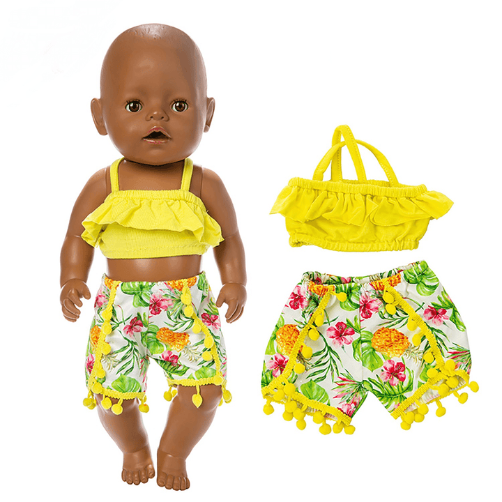 Shaf Doll Beach Halter Halter Dress American Girl Summer Swimsuit - MRSLM