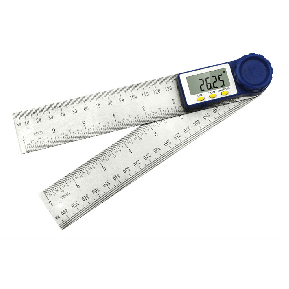 Digital Protractor 200Mm 7 Inch Digital Angle Finder Protractor Ruler Meter Inclinometer Goniometer Level Electronic Angle Gauge - MRSLM