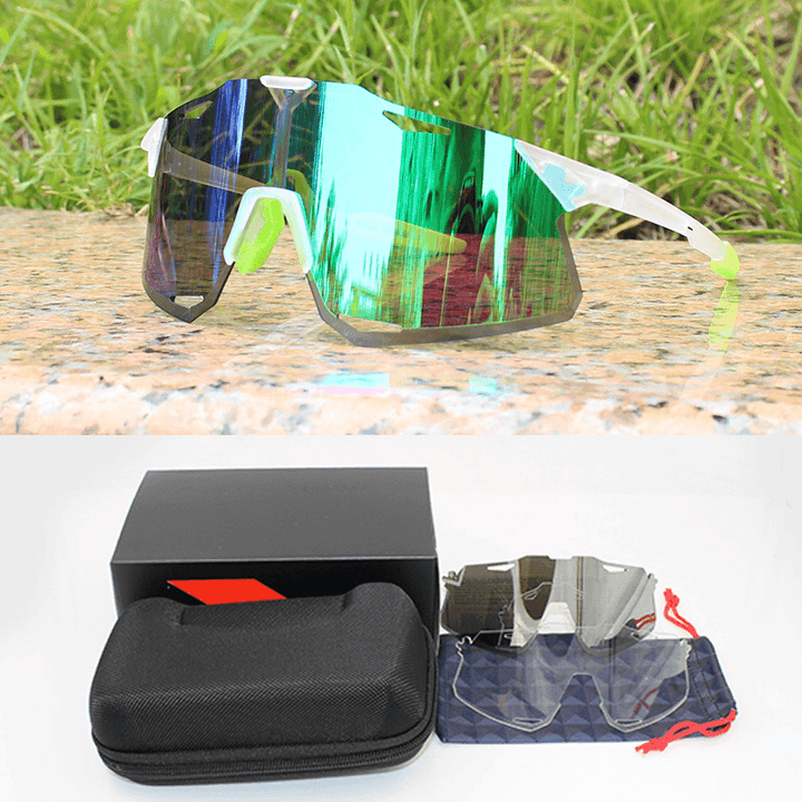 Color-Changing Cycling Glasses Outdoor Sports Mountain Bike Windproof - MRSLM