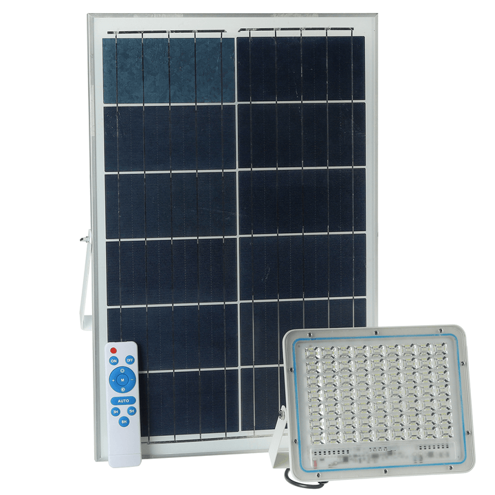 120W 6500-7000K 126 LED Camping Light Set Waterproof Wall Lamp Solar Panel Flood Light Outdoor Garden - MRSLM