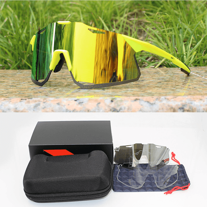 Color-Changing Cycling Glasses Outdoor Sports Mountain Bike Windproof - MRSLM