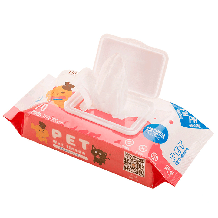 70 Pieces Pet Special Wipes Cats and Dogs Wipes Clean Pet Wipes Summer Puppy Supplies - MRSLM