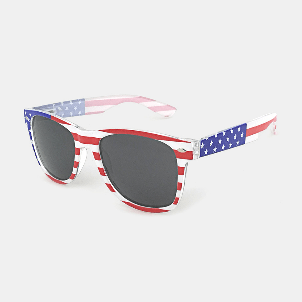 Unisex Patriotic Polarspex Polarized 80'S Retro Trendy Stylish Sunglasses - MRSLM