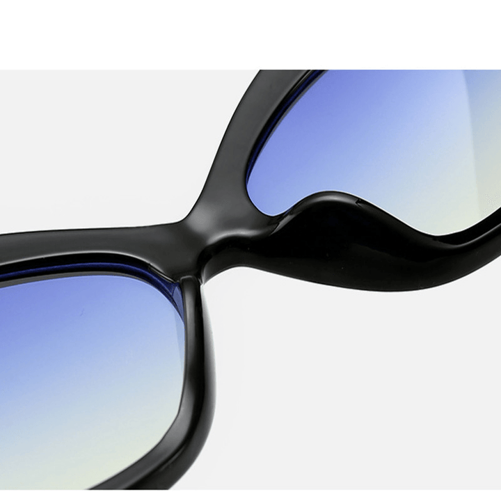 Leopard Print Trendy Big Frame Sunglasses, Personalized Cat-Eye Love Sunglasses - MRSLM