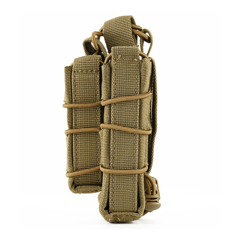 ZANLURE Twice Magazine Pouch Molle Holder Accessory Bag Tactical Bag for Camping Hunting - MRSLM