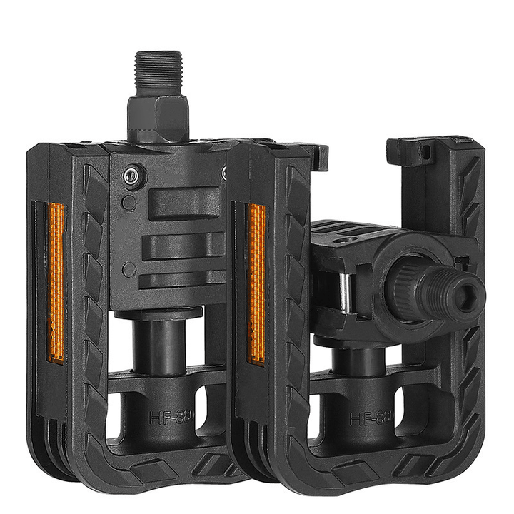 WEST BIKING 1 Pair Bike Padal Folding Universal Non-Slip MTB Road Mountain Bike Platform Pedal - MRSLM