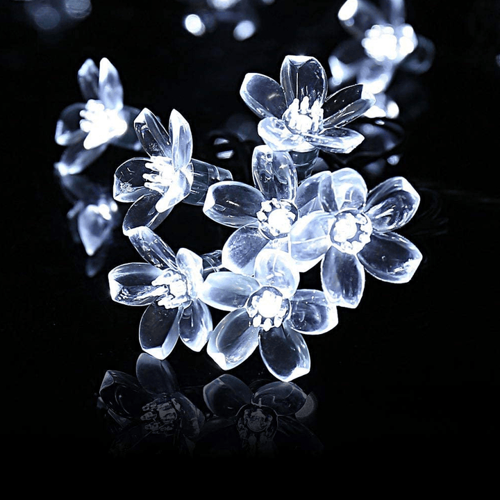 5/6.5/7/12M Solar LED String Christmas Blossom Lights Party Lamp 8 Mode - MRSLM