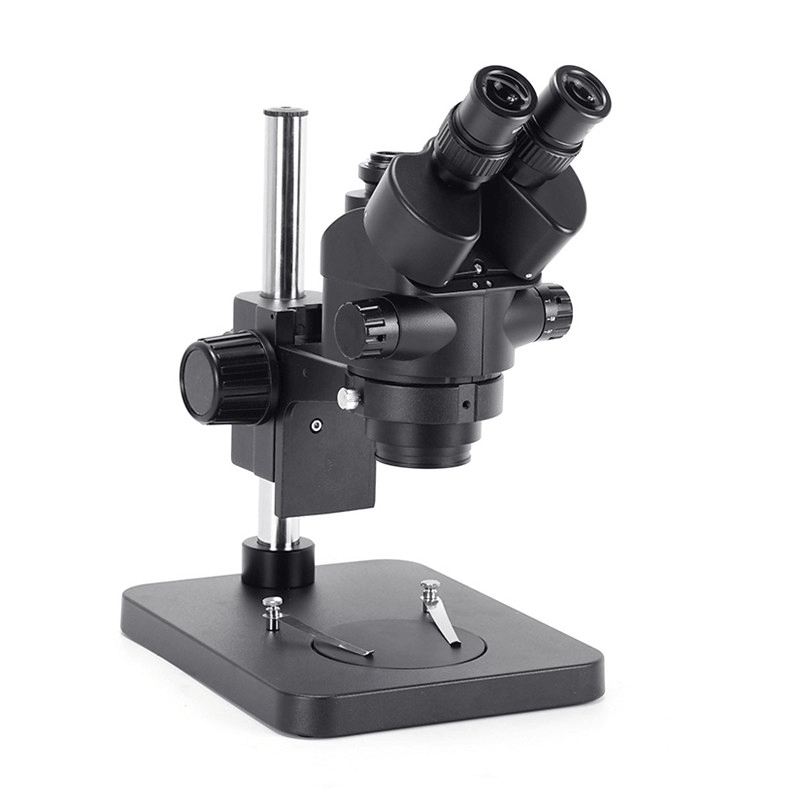 HAYEAR 4K HDMI Microscope Camera + 7X-45X Simul-Focal Trinocular Zoom Stereo Microscope Kit for Industrial PCB - MRSLM