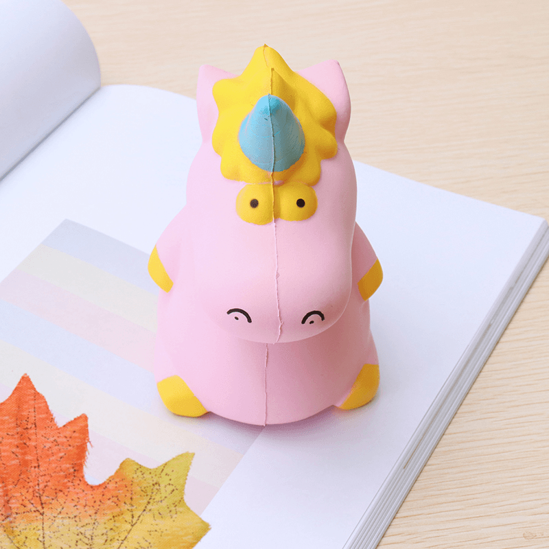 Areedy Squishy Baby Unicorn Hippo 14Cm*10Cm*8Cm Licensed Super Slow Rising Cute Pink Scented Original Package - MRSLM