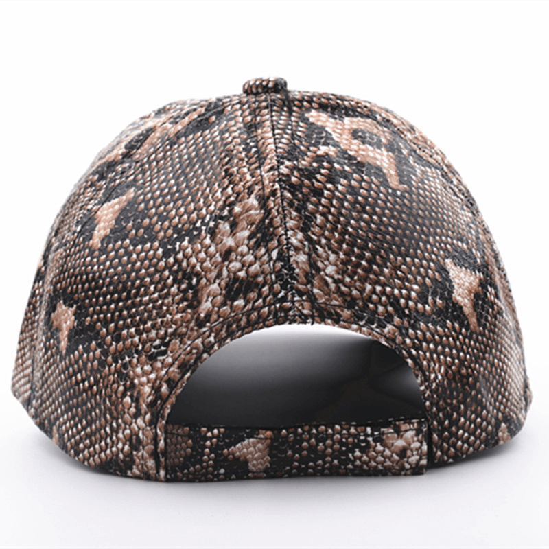 Fashionable New Snake Print Baseball Hat - MRSLM