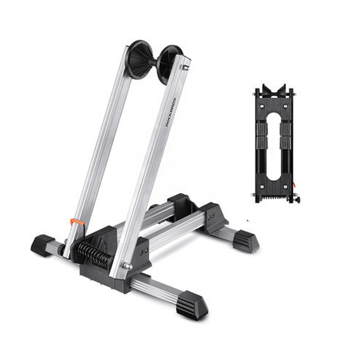 ROCKBROS Bike Rack Adjustable Folding Double Pole Universal Bicycle Repair Stand Mountain Bike Holder Display Stand - MRSLM