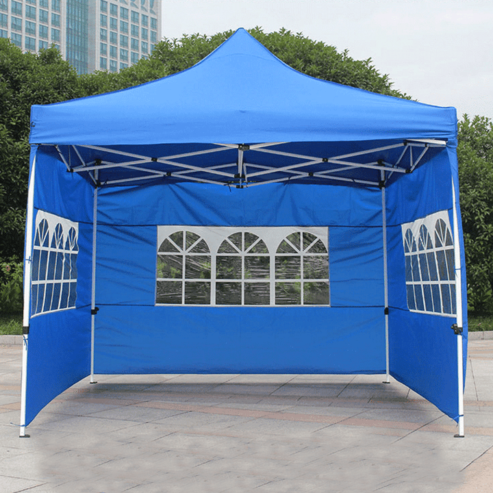 3X3M Outdoor Party Tent 3 Sides Wall Waterproof Garden Patio Canopy Sunshade - MRSLM