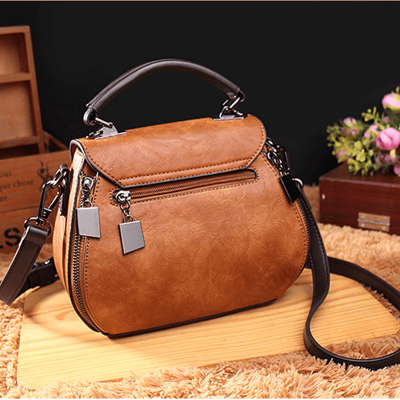 Vintage Tassel Bucket Bag Handbag Crossbody Bag for Women - MRSLM