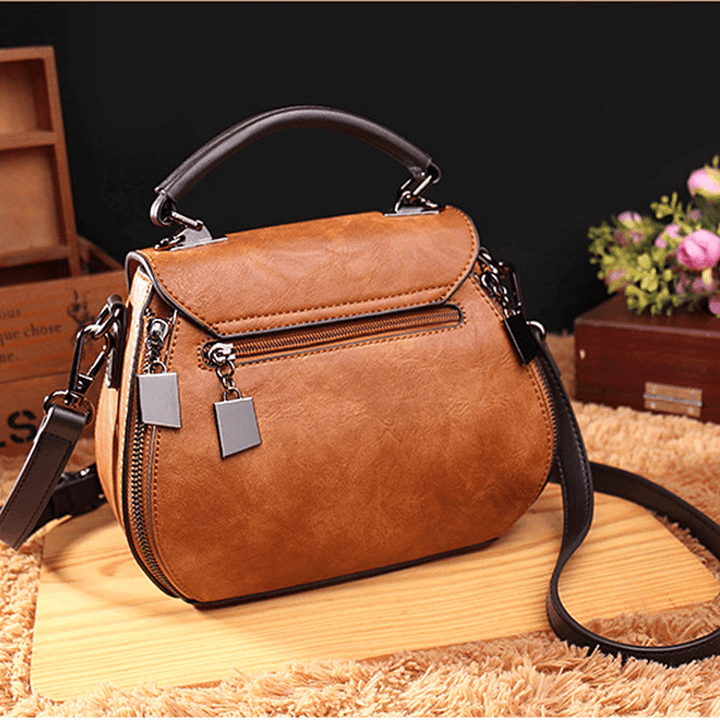 Vintage Tassel Bucket Bag Handbag Crossbody Bag for Women - MRSLM