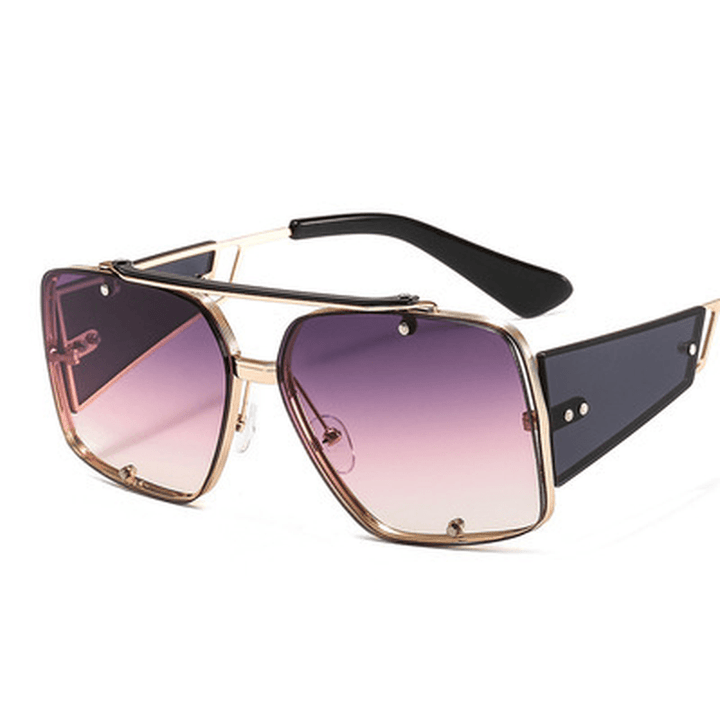 Retro Metal Big Frame Sunglasses Popular in Europe and America - MRSLM