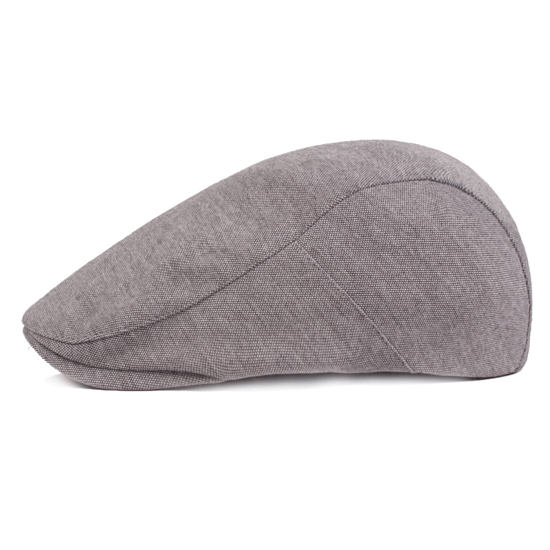 Men'S Cotton Beret Retro Beret Caps Casual Hat Golf Driving Flat Cabbie Newsboy Hat - MRSLM