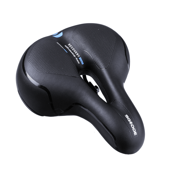 SGODDE Rubber Bike Seat Dual Shock Absorbing Bike Saddle Bicycle Cushion Comfortable Breathable for MTB Road Bike - MRSLM