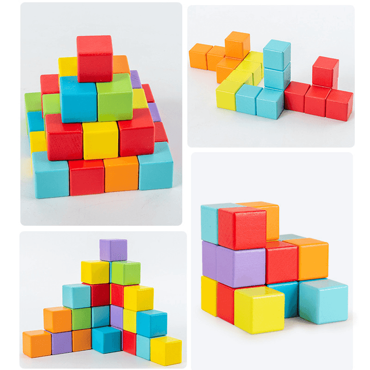 Three-Dimensional Space Thinking Toy Cube Building Block - MRSLM