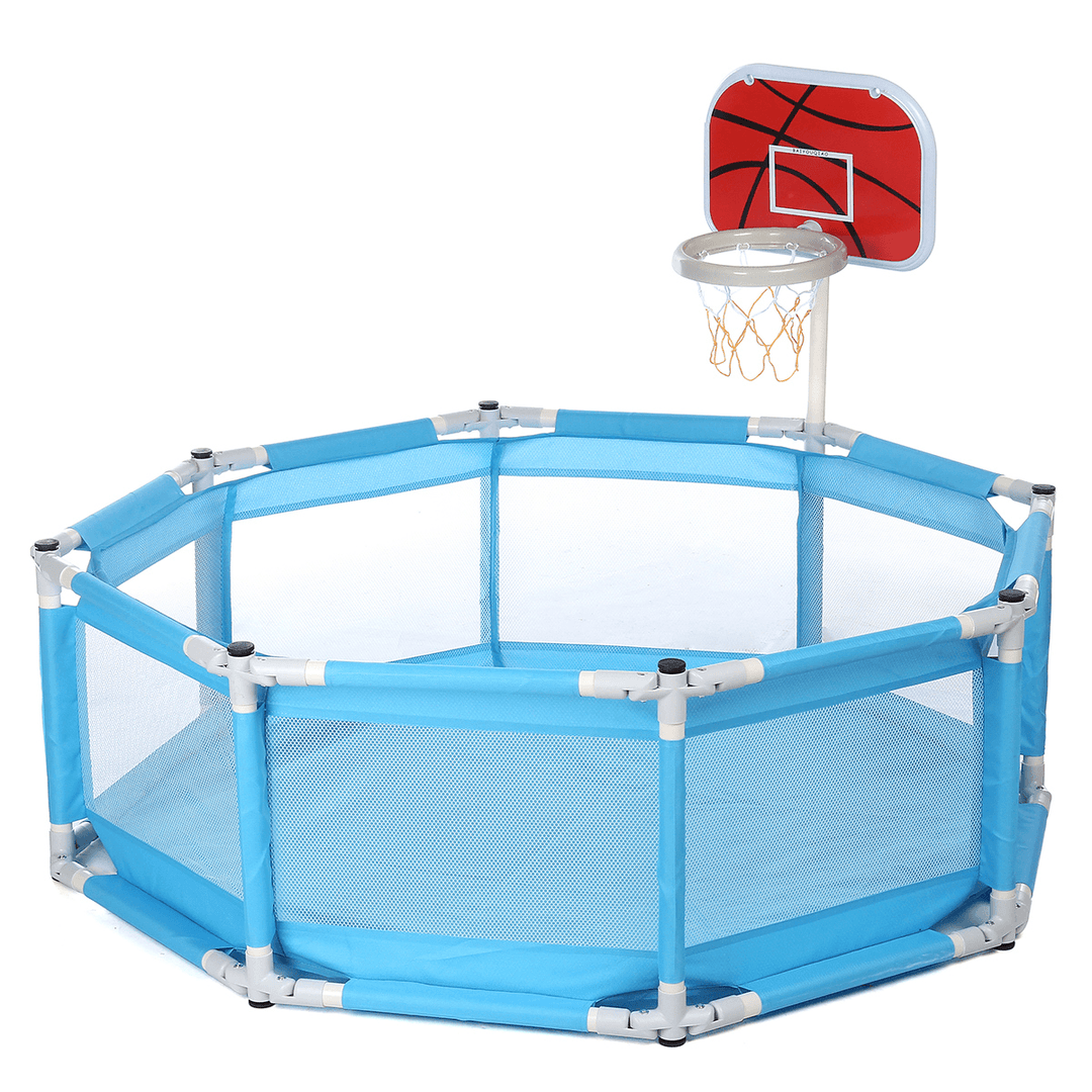 Foldable Portable Baby Playpen Square Children Toddler Kids Safety Fence Indoor Outdoor Play Pen Ocean Portable Ball Pit Pool - MRSLM