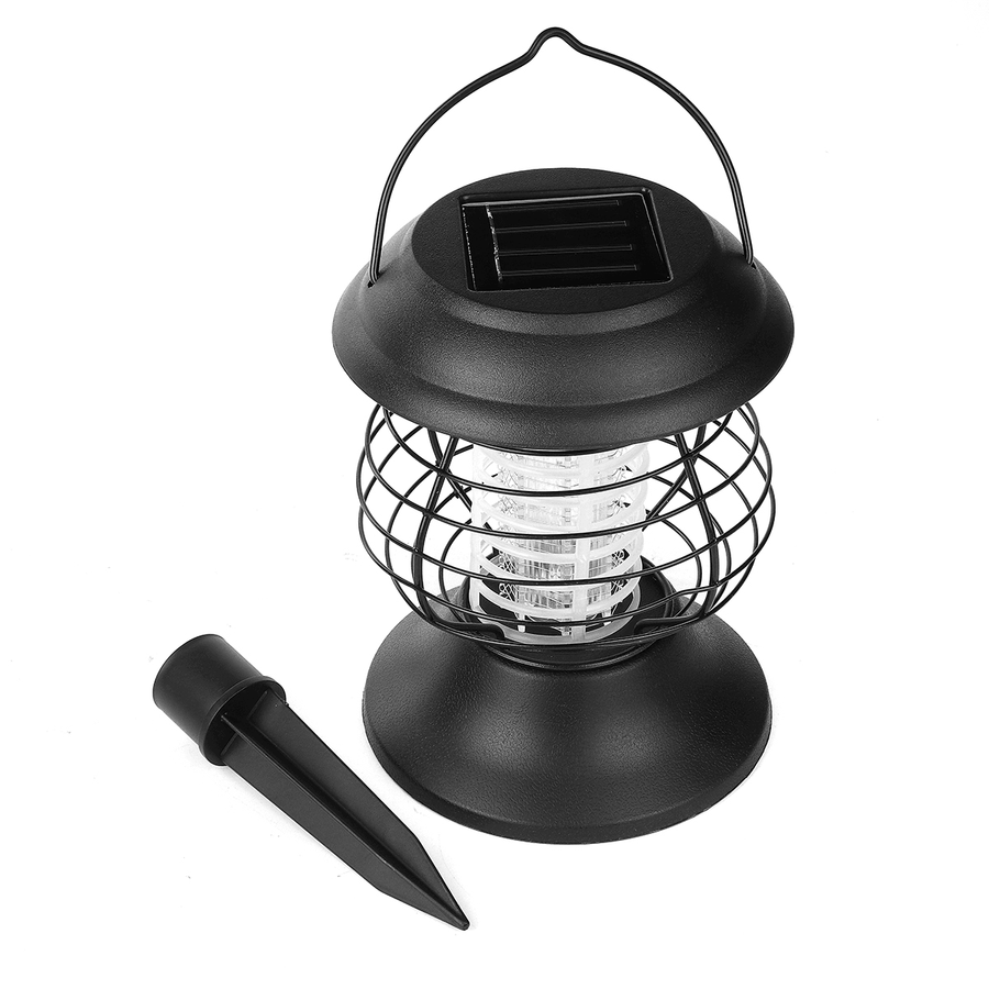 1.2V 0.5W Solar LED Mosquito Dispeller Repeller Mosquito Killer Lamp Bulb Electric Bug Insect Zapper Pest Trap Light for Yard Outdoor Camping - MRSLM