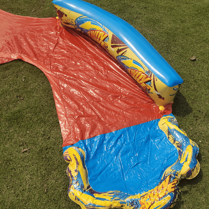 Inflatable Water Slide Fun Outdoor Splash Slip for Children Summer Pool Kids Games - MRSLM