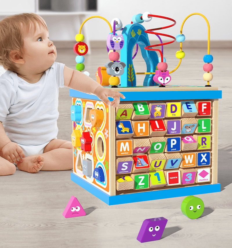 Baby Wooden Toys for Boys and Girls - MRSLM