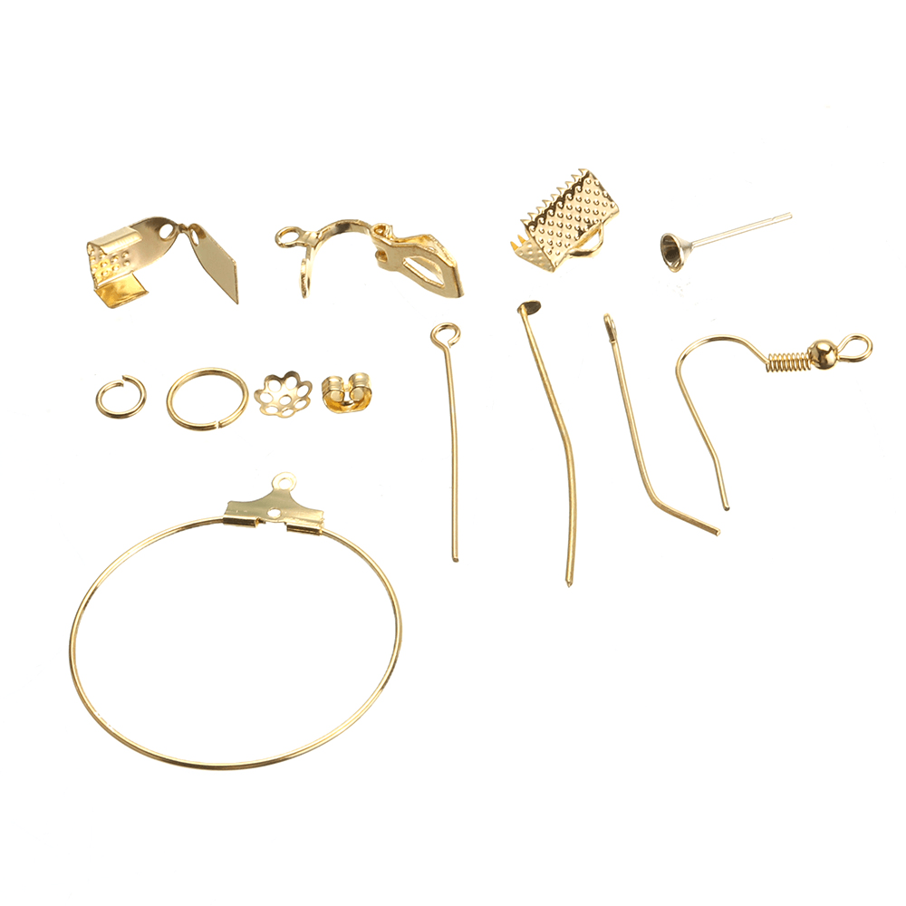 660Pcs/Set Jewelry Making Kit DIY Earring Findings Hook Pins Mixed Handcraft Accessories - MRSLM